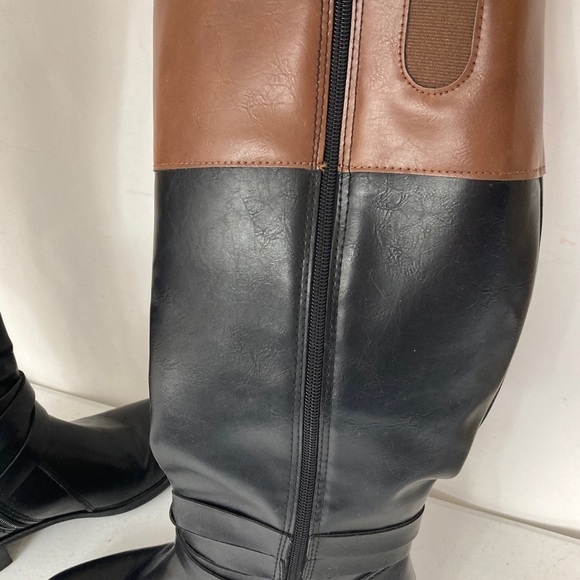 Arizona Side Zip up Riding Boots Sz 7 1/2 - Picture 10 of 12